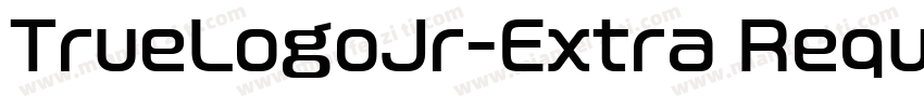 TrueLogoJr-Extra Reqular字体转换
